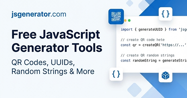 JavaScript UUID Generator Online | UUID v4 and v7 for Browser and Node.js